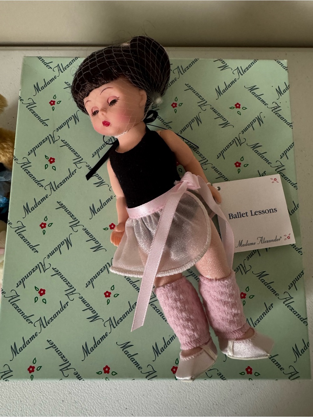 Madame Alexander Black & Pink Ballet Doll with Sheer Tutu